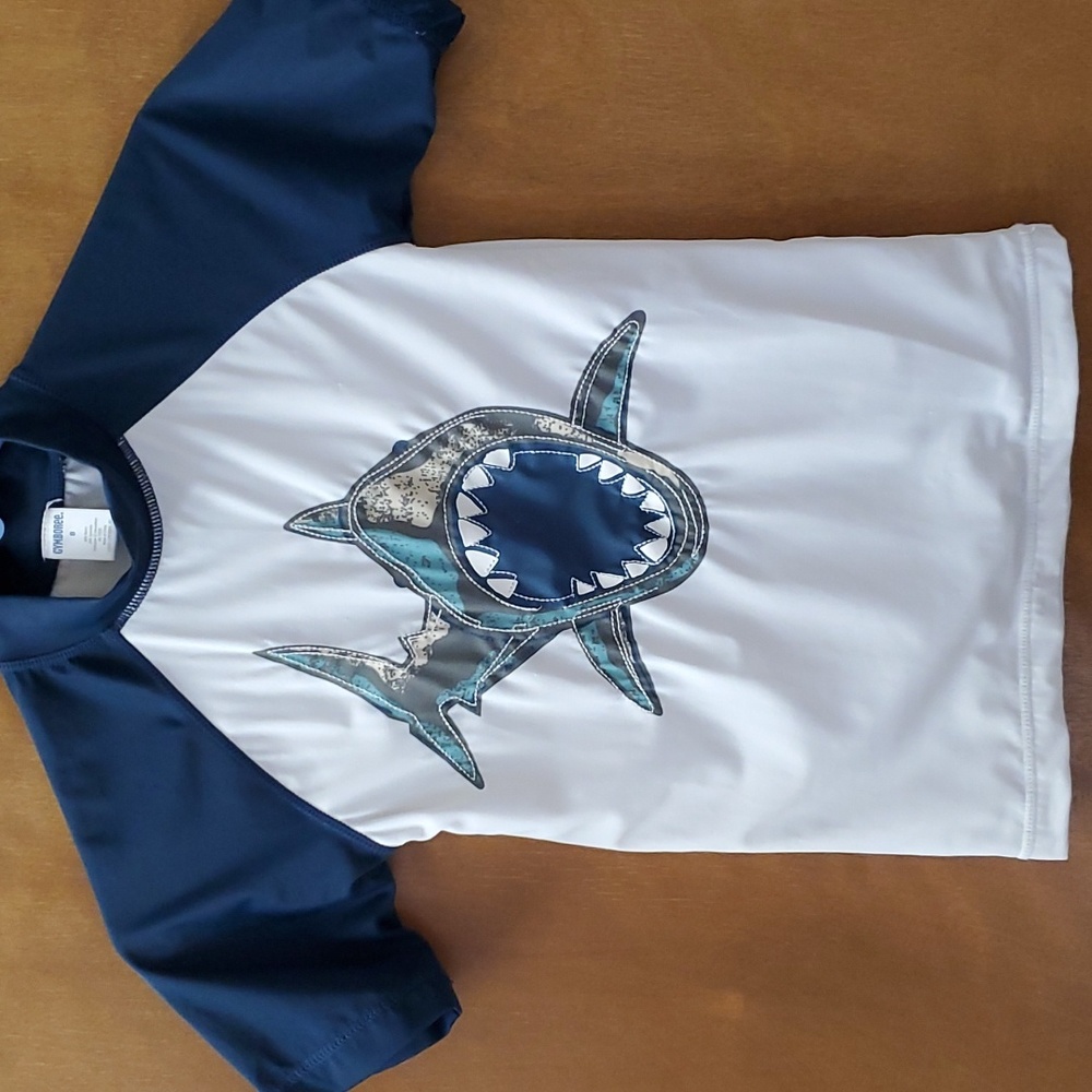 Gymboree shark rashguard